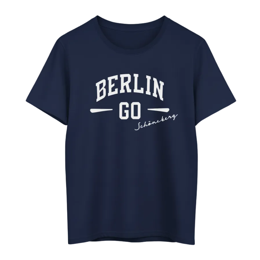 Berlin Go T-Shirt in French Navy Blue