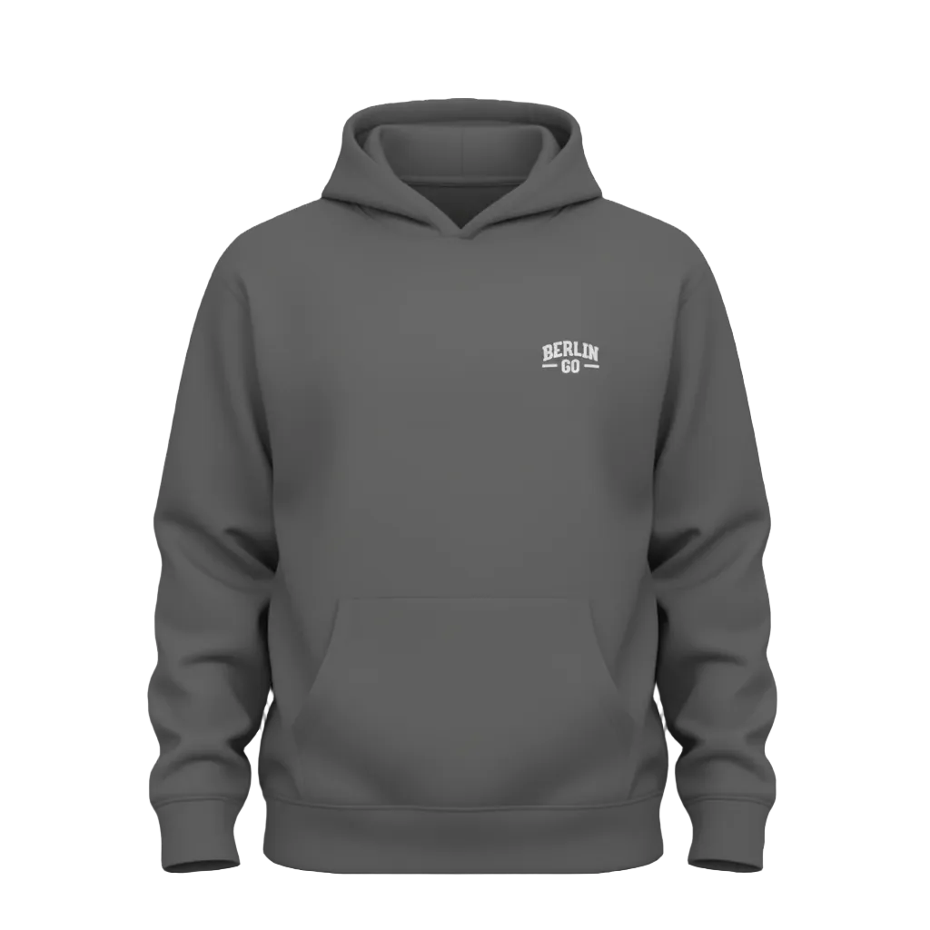 Berlin Go Hoodie in Dunkelgrau