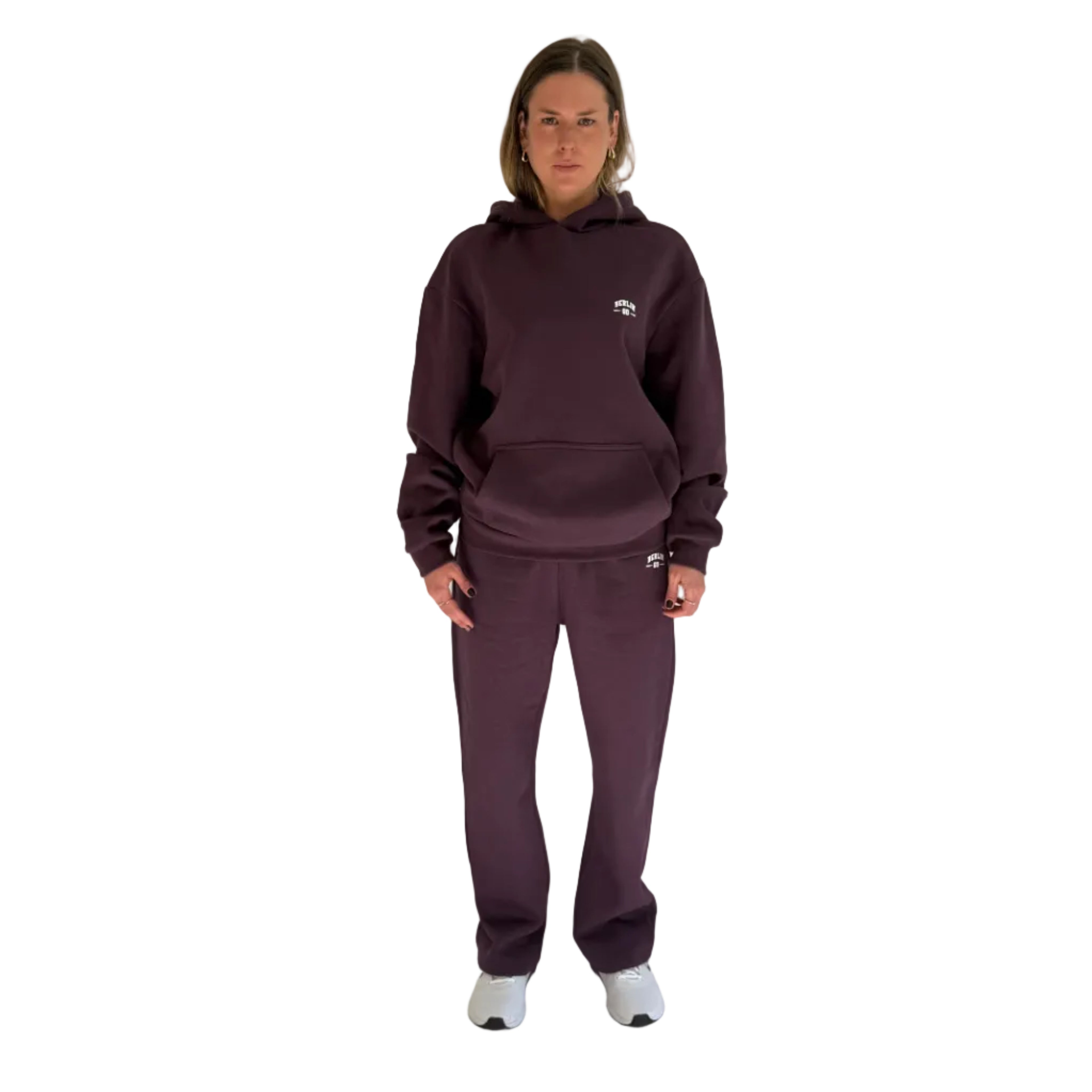 Hoodie Plum Purple
