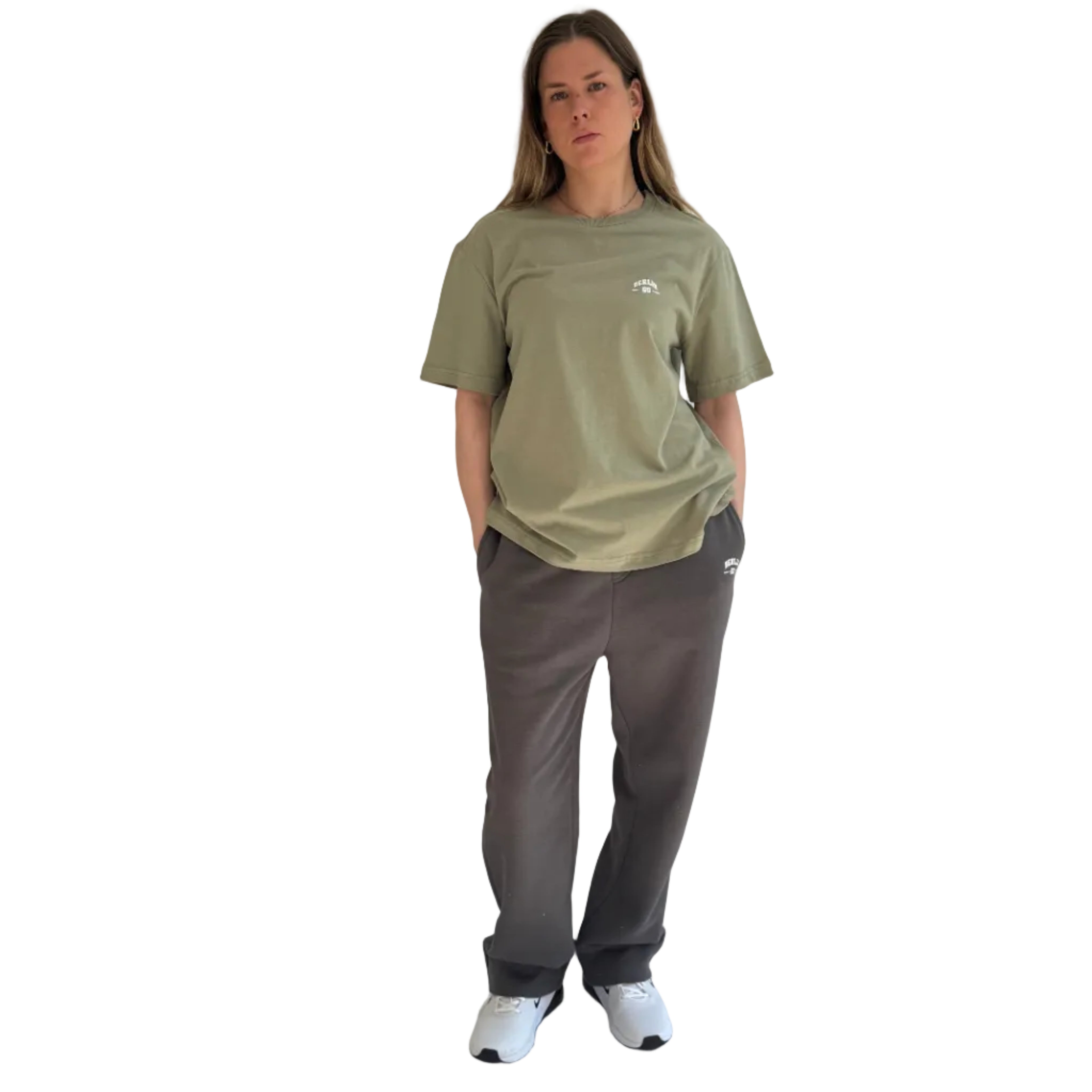 T-Shirt Oversize Pale Olive - unisex