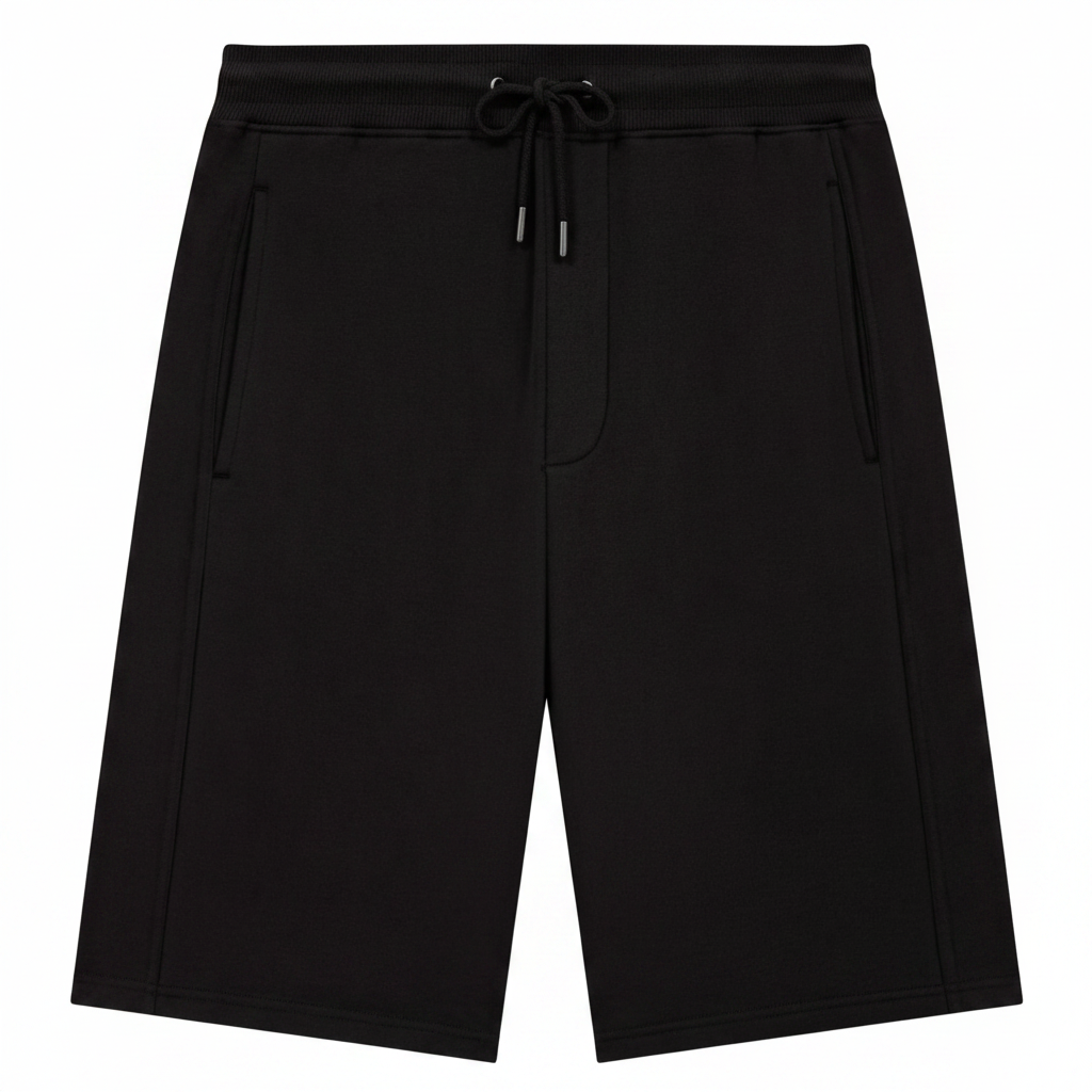 Schwarze Shorts ohne Logo