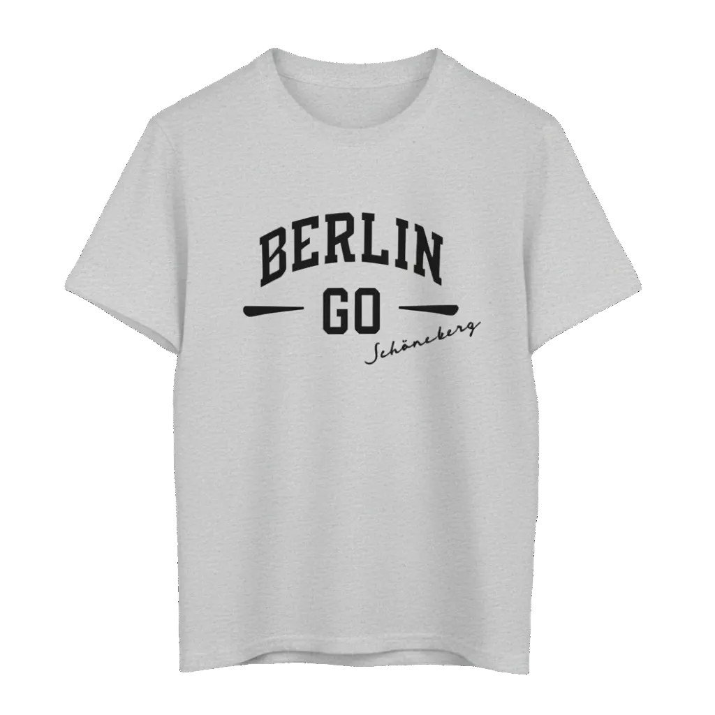 Hellgraues meliertes T-Shirt mit deutlicherer Textur