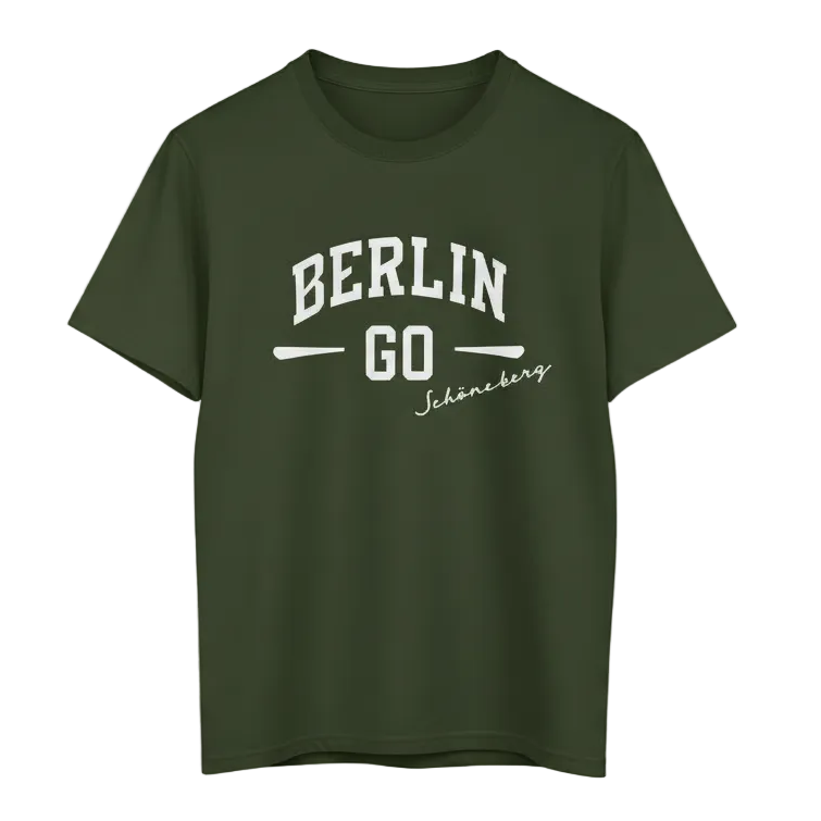 Berlin Go Schöneberg T-Shirt in Hoodie-Olivgrün