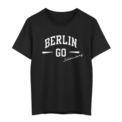 Schwarzes Berlin Go Schöneberg Shirt mit weißem Logo
