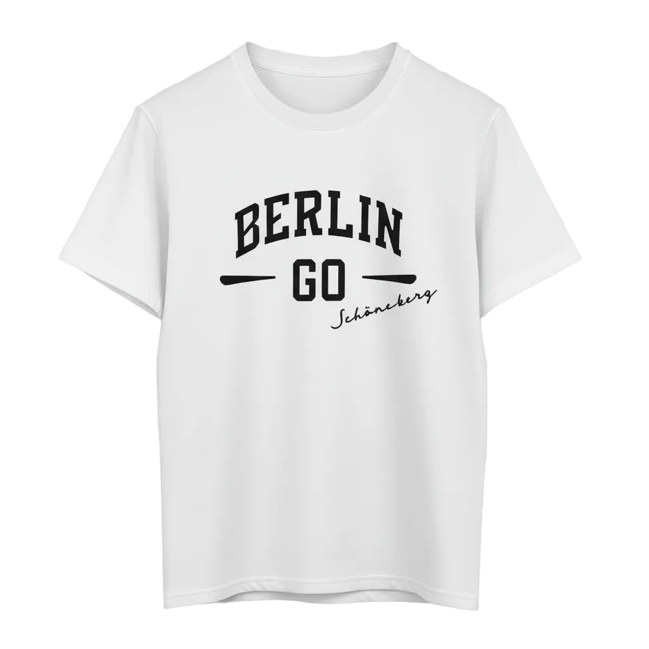 Weißes Berlin Go Schöneberg Shirt ohne Kleiderbügel