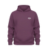 Berlin Go Hoodie Plum Purple mit weißem Logo