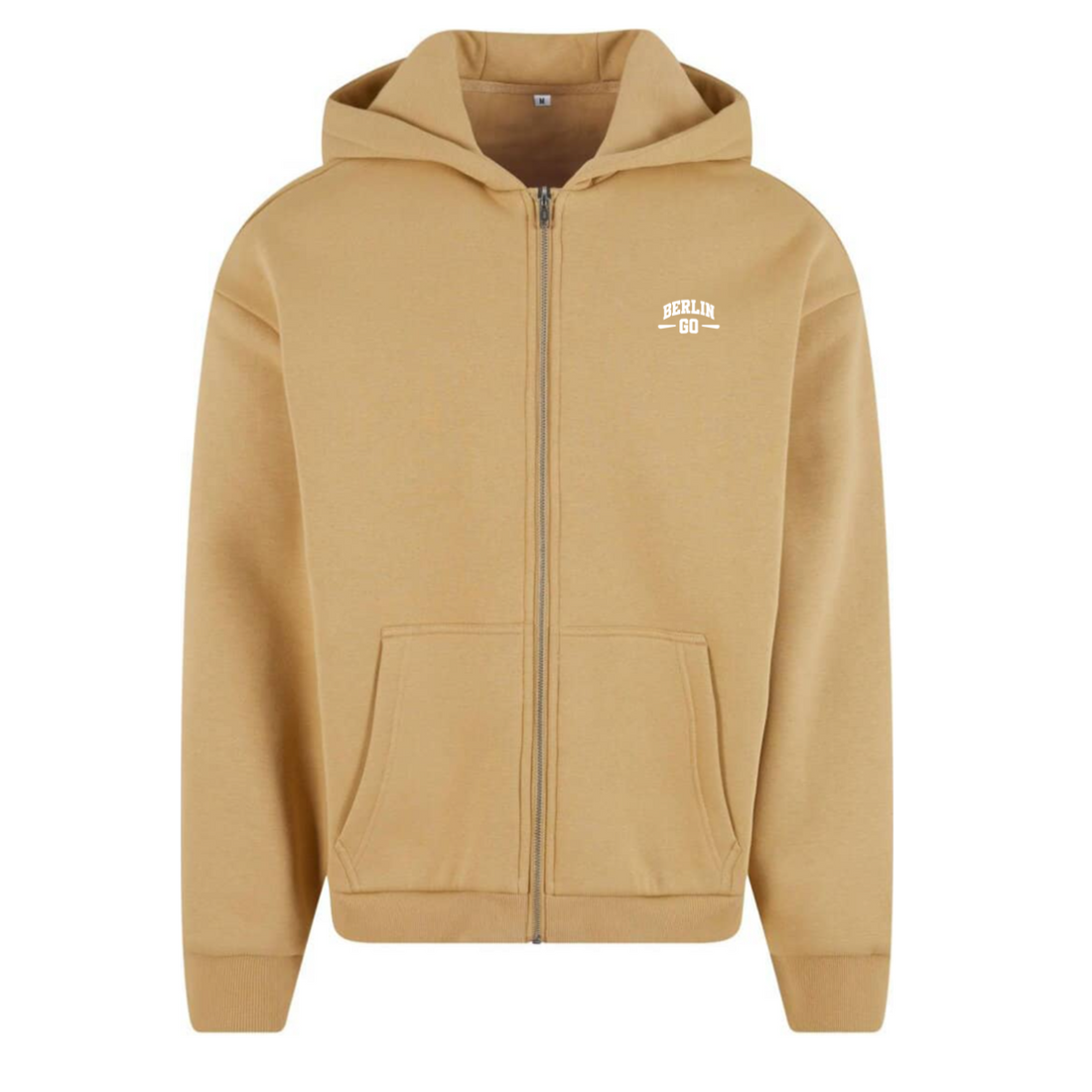Zipper Hoodie Sand Beige