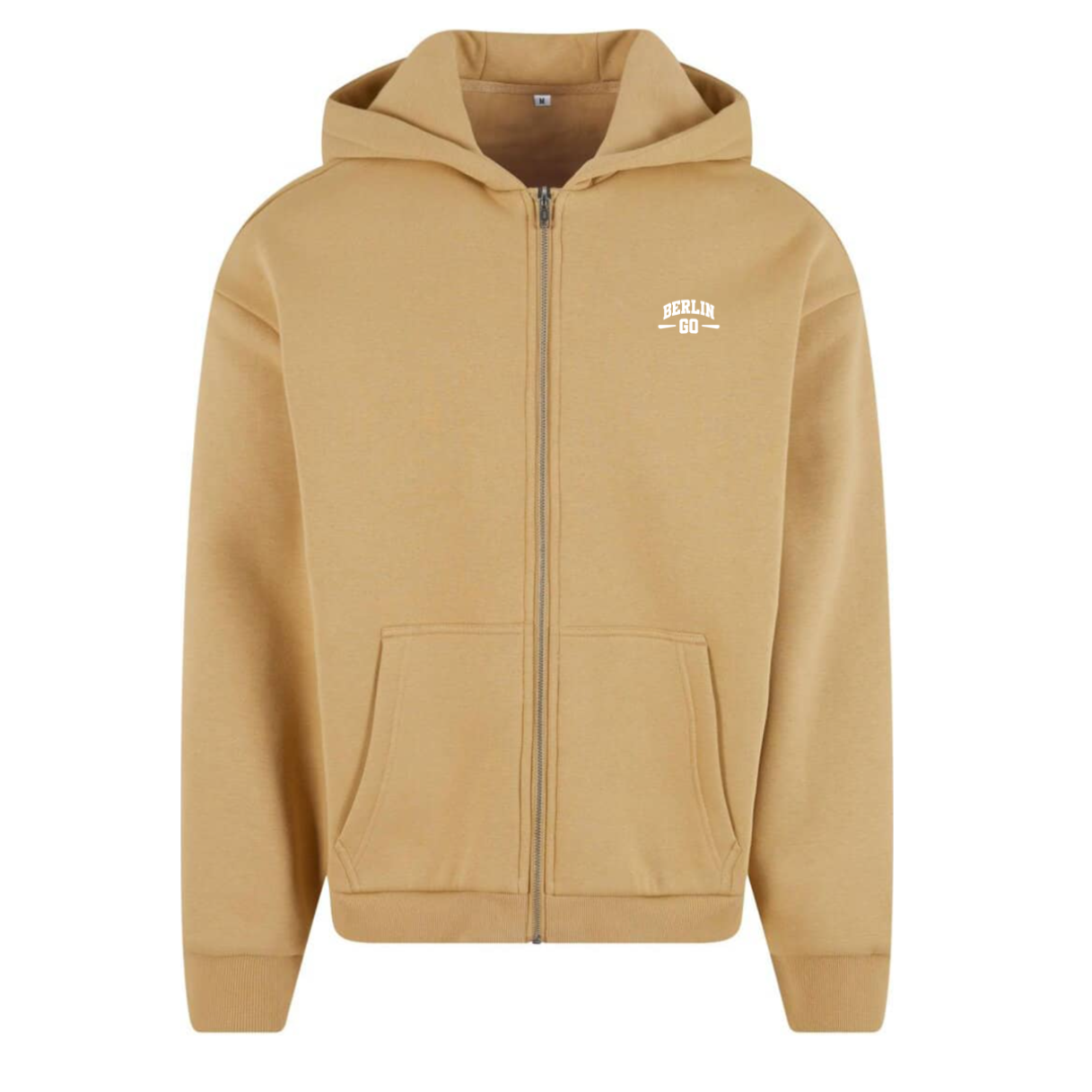 Zipper Hoodie Sand Beige