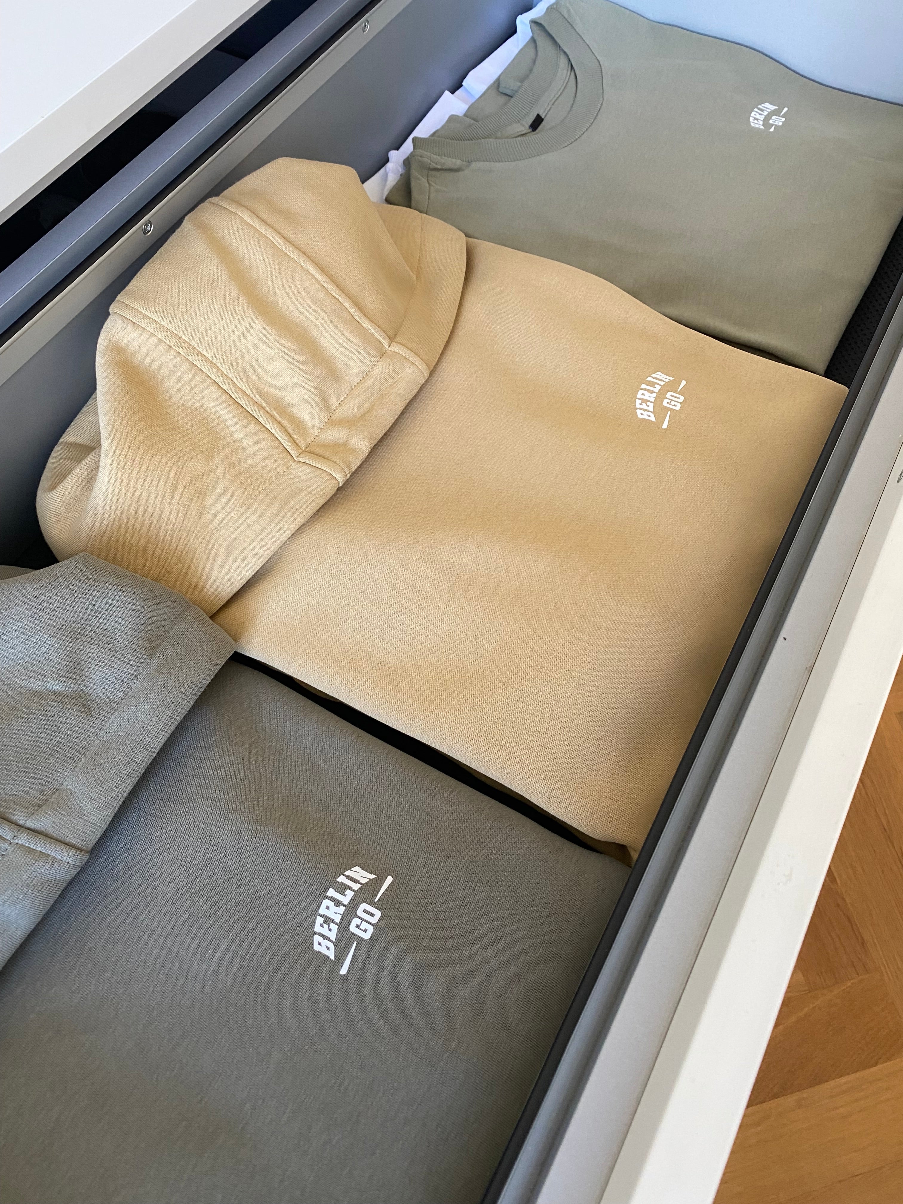 Hoodie Pale Olive