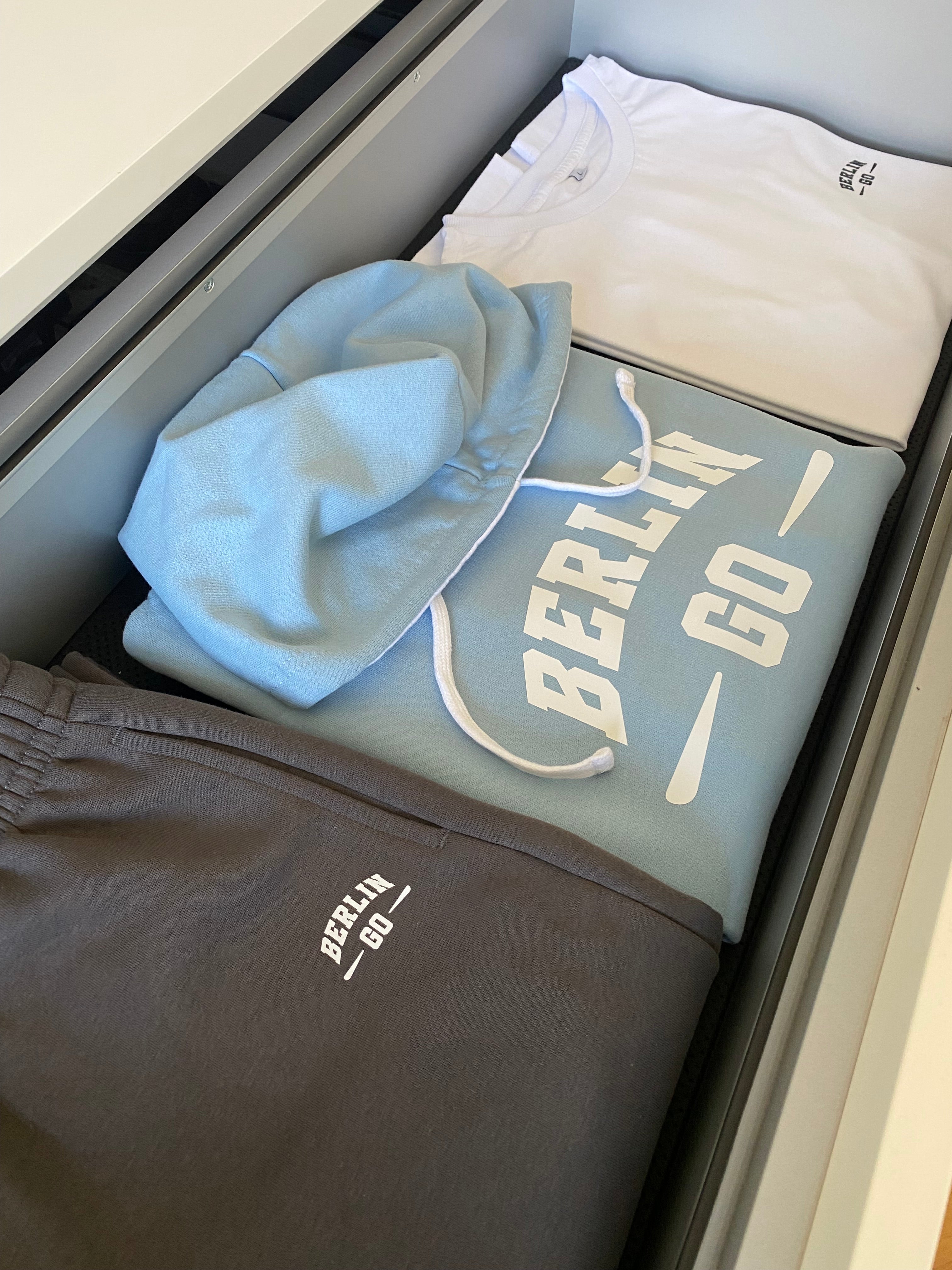 Hoodie Tone Bold Sky Blue