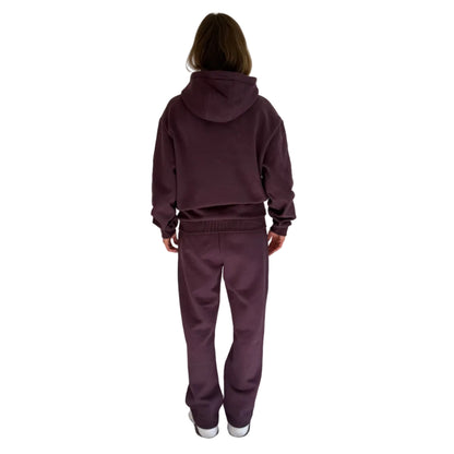 Hoodie Plum Purple