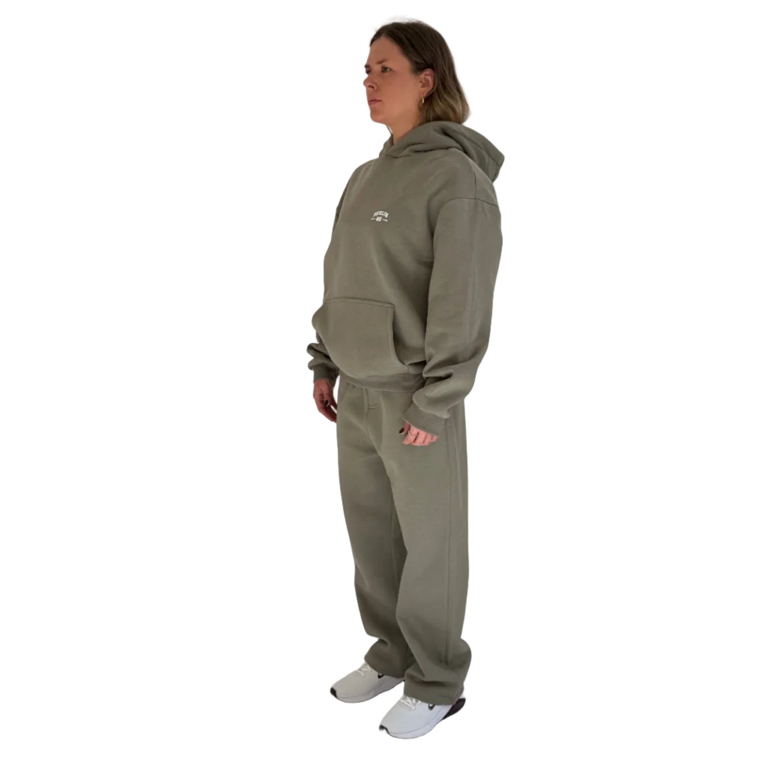 Hoodie Pale Olive