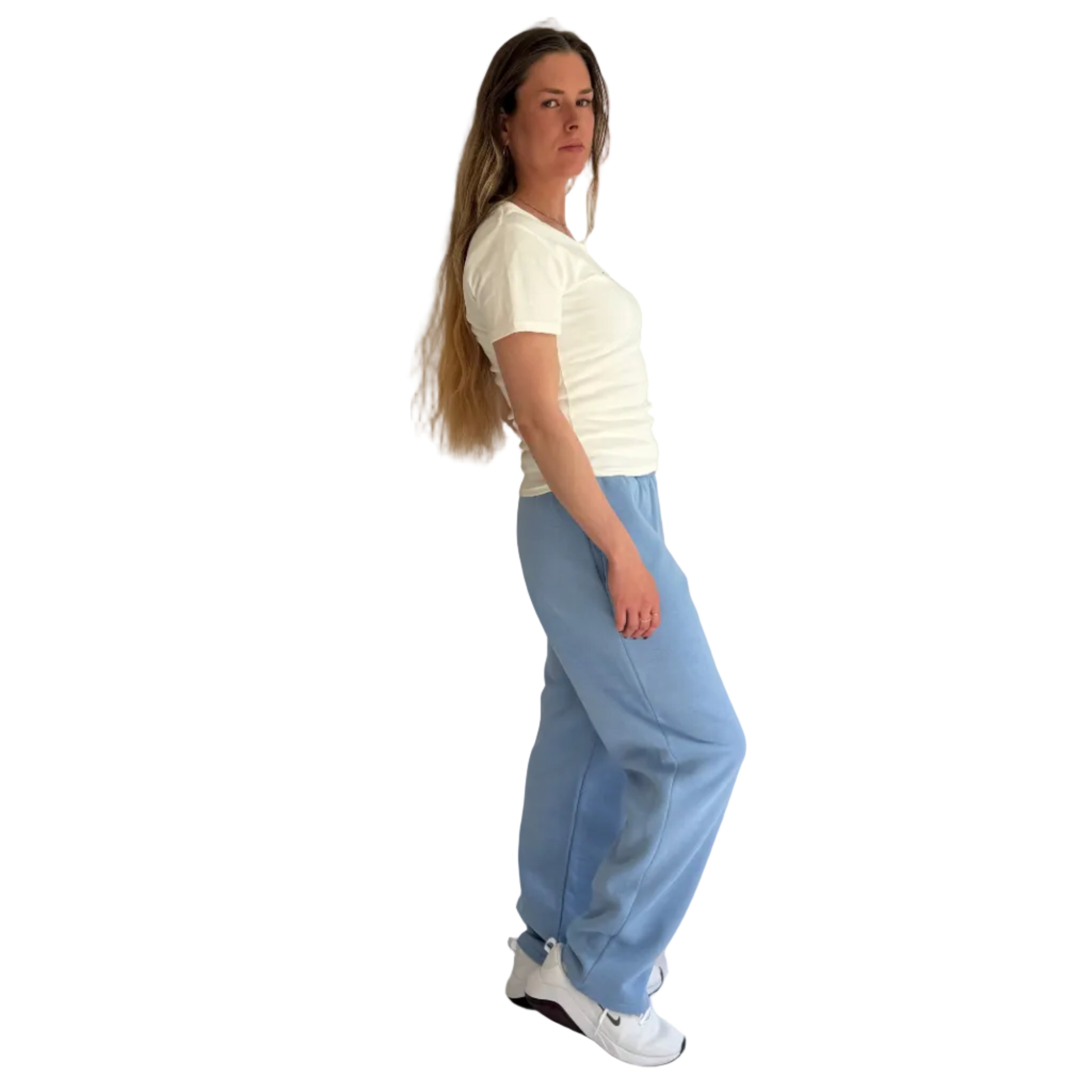 T-Shirt Ladies Fitted Districts Off White