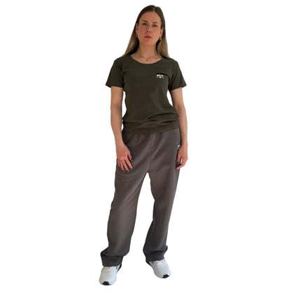 T-Shirt Ladies Fitted Charcoal