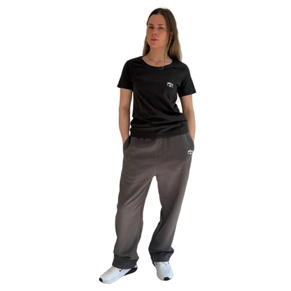 T-Shirt Ladies Fitted Charcoal