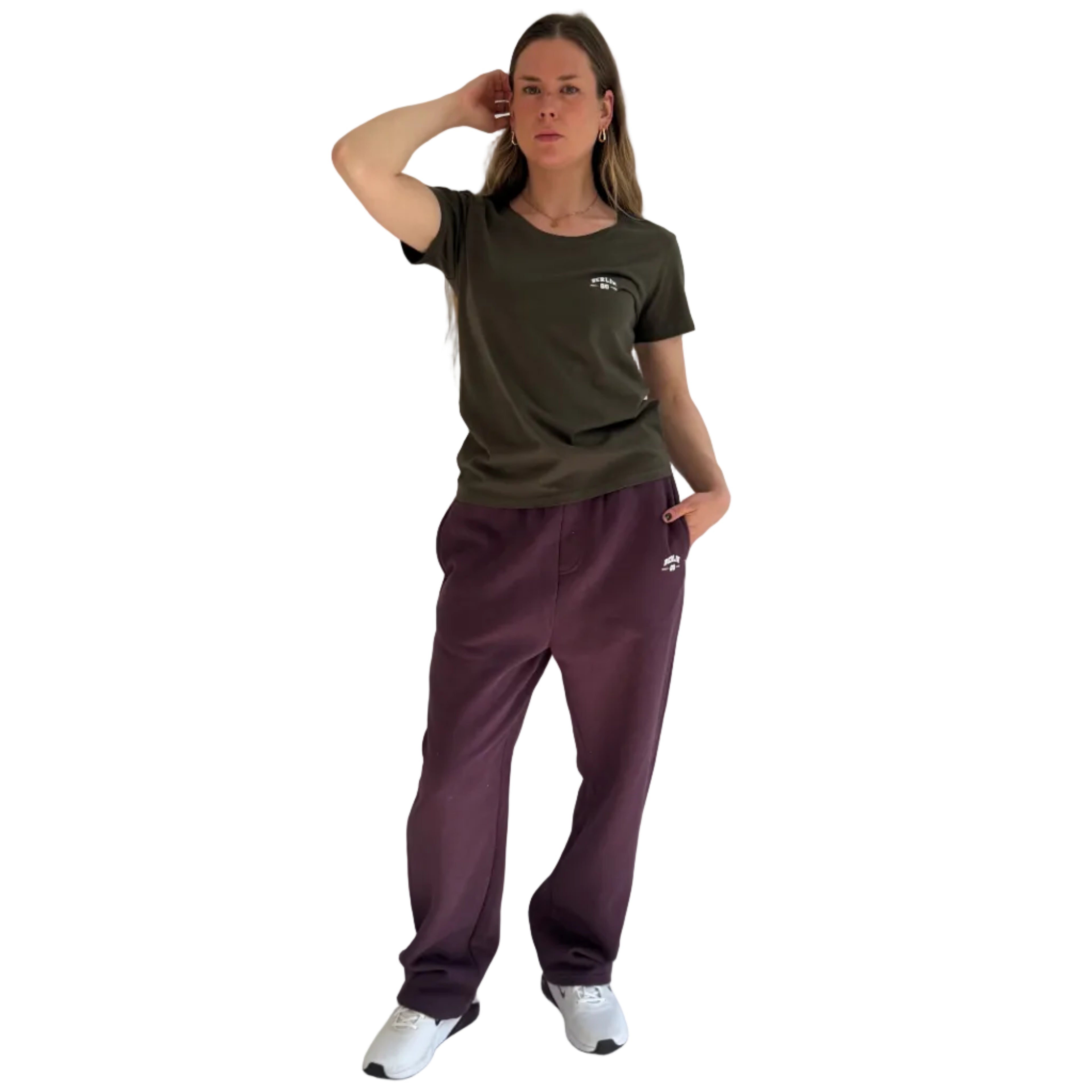 T-Shirt Ladies Fitted Khaki