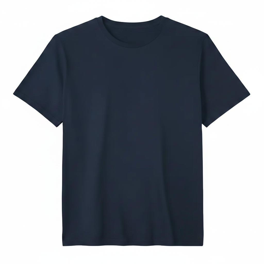 Navy T-Shirt ohne Logo