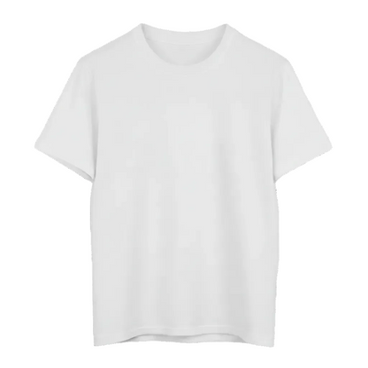 Weißes T-Shirt ohne Logo