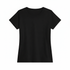 Schwarz Damen T-Shirt ohne Logo