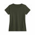 Khaki Damen T-Shirt ohne Logo