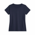 Navy Damen T-Shirt ohne Logo