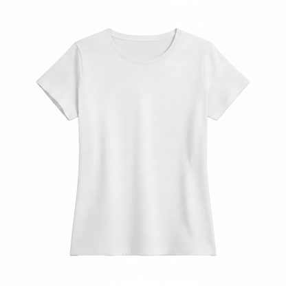 Weißes Damen T-Shirt ohne Logo