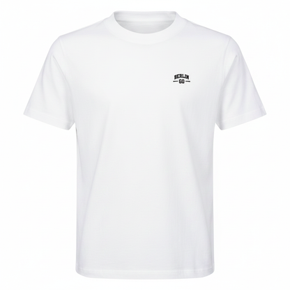 Berlin Go Shirt Weiß mit schwarzem Logo