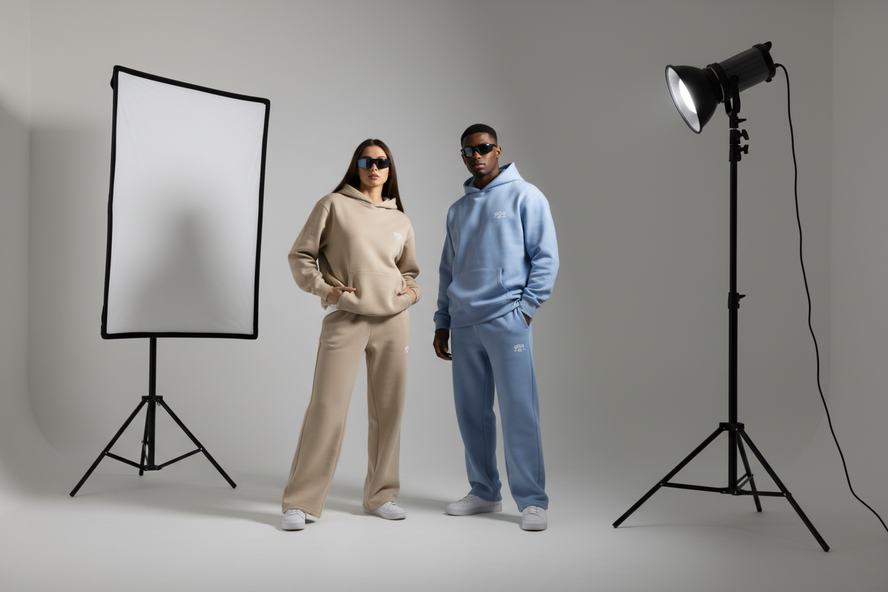 Berlin Go – Studio mit Strahler &amp; Reflektionswand