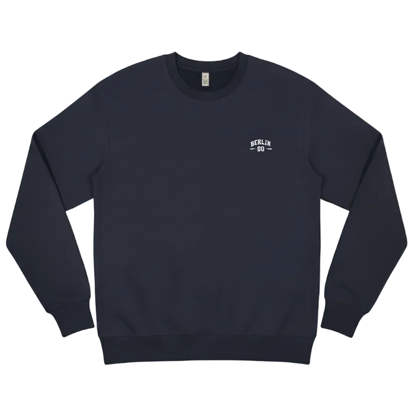 Berlin Go Sweatshirt Navy mit Logo
