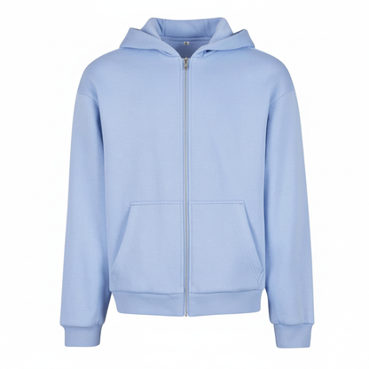Powder Blue Hoodie ohne Logo
