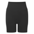 Schwarze Scrunch Shorts ohne Logo